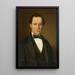 Portrait of Joseph Hugel de Bonndorf - Ignaz Weisser — framed artwork on a wall