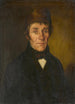 Portrait of a man - Ignaz Weisser — framed artwork on a wall