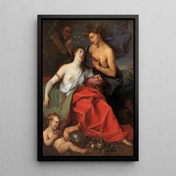 Bacchus et Ariane - Ignazio Stern — framed artwork on a wall