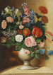 Vase with garden flowers - Ignác Klimkovič — artwork view