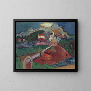 Lumbarda - Ignjat Job — framed artwork on a wall