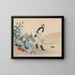 Frontispiece of the illustration for the novel Hinodejima, the island of the rising sun - Ikeda Terukata — framed artwork on a wall