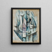 Cubist Still Life Painting - Ilmari Aalto — framed artwork on a wall