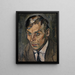 Portrait of the artist Vin Kamppuri - Ilmari Aalto — framed artwork on a wall