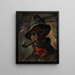 Self-portrait - Ilmari Aalto — framed artwork on a wall