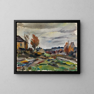 Storm - Ilmari Aalto — framed artwork on a wall