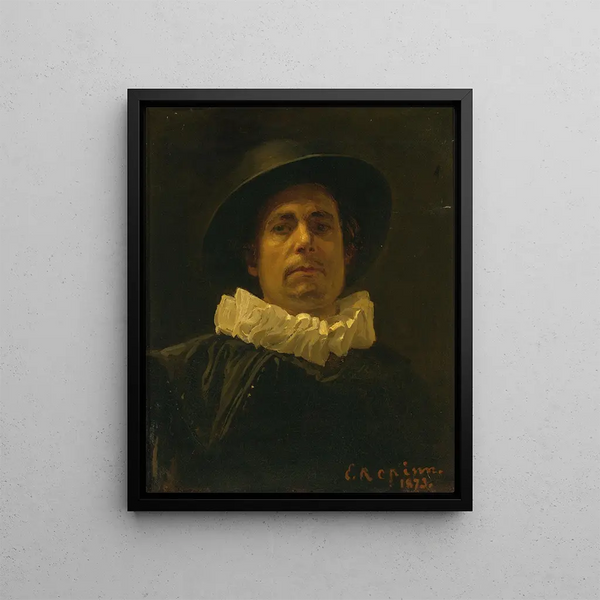Study for a Man in a Spanish Costume - Ilya Efimovich Repin — framed artwork on a wall