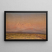Mountains at Sunset - Ilya Nikolaevich Zankovsky — framed artwork on a wall