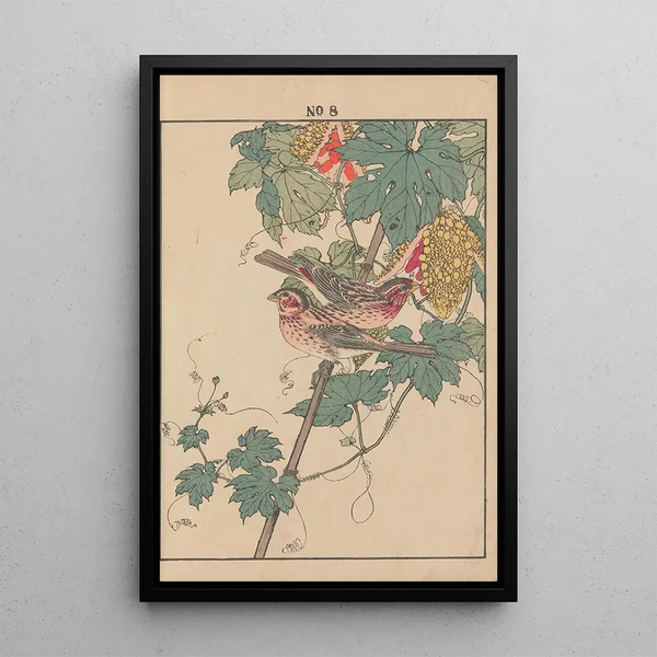 Keinen kach gafu Pl010 - Imao Keinen — framed artwork on a wall