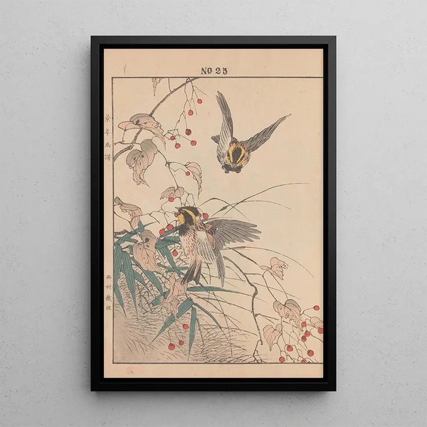 Keinen kach gafu Pl027 - Imao Keinen — framed artwork on a wall
