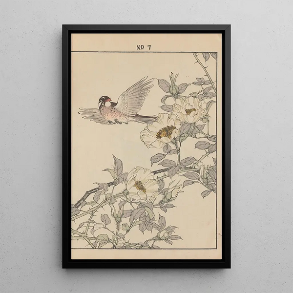 Keinen kach gafu Pl050 - Imao Keinen — framed artwork on a wall