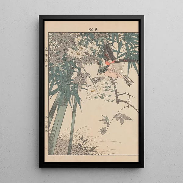 Keinen kach gafu Pl051 - Imao Keinen — framed artwork on a wall