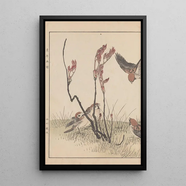 Keinen kach gafu Pl057 - Imao Keinen — framed artwork on a wall