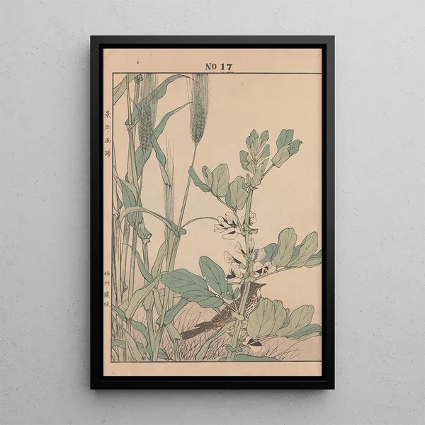Keinen kach gafu Pl063 - Imao Keinen — framed artwork on a wall