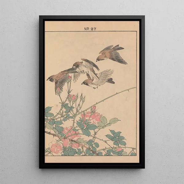 Keinen kach gafu Pl076 - Imao Keinen — framed artwork on a wall