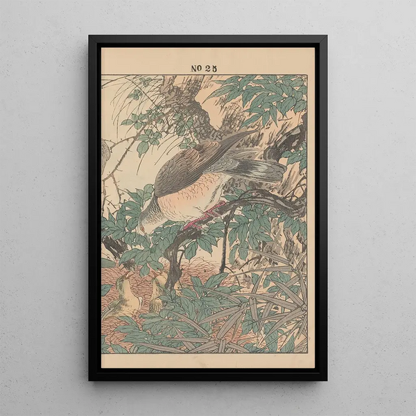Keinen kach gafu Pl114 - Imao Keinen — framed artwork on a wall