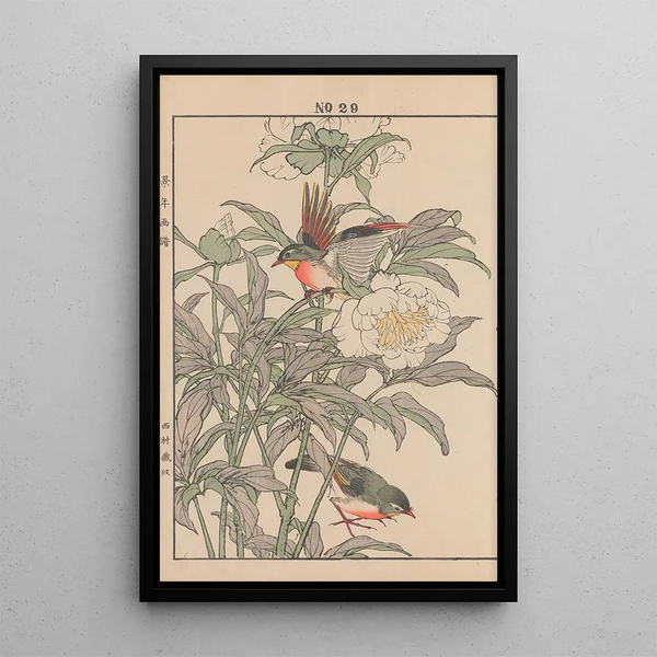 Keinen kach gafu Pl119 - Imao Keinen — framed artwork on a wall