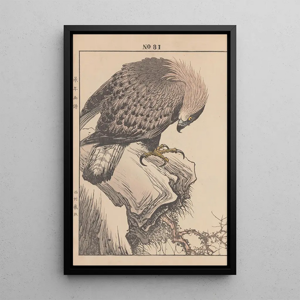 Keinen kach gafu Pl121 - Imao Keinen — framed artwork on a wall