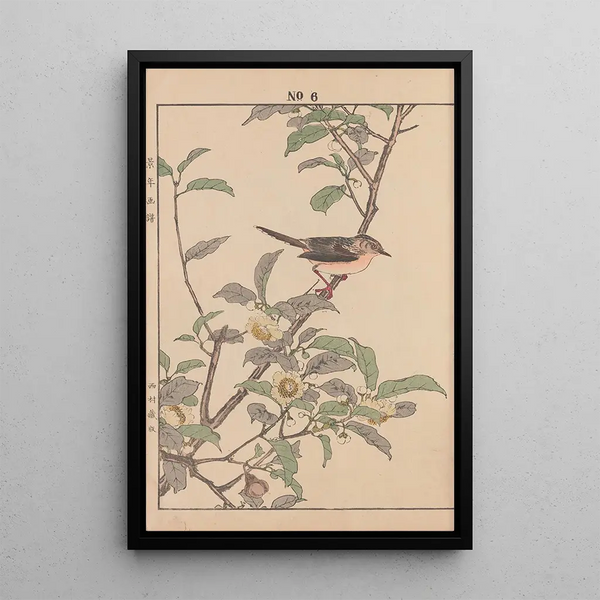 Keinen kach gafu Pl129 - Imao Keinen — framed artwork on a wall