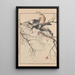 Keinen kach gafu Pl133 - Imao Keinen — framed artwork on a wall