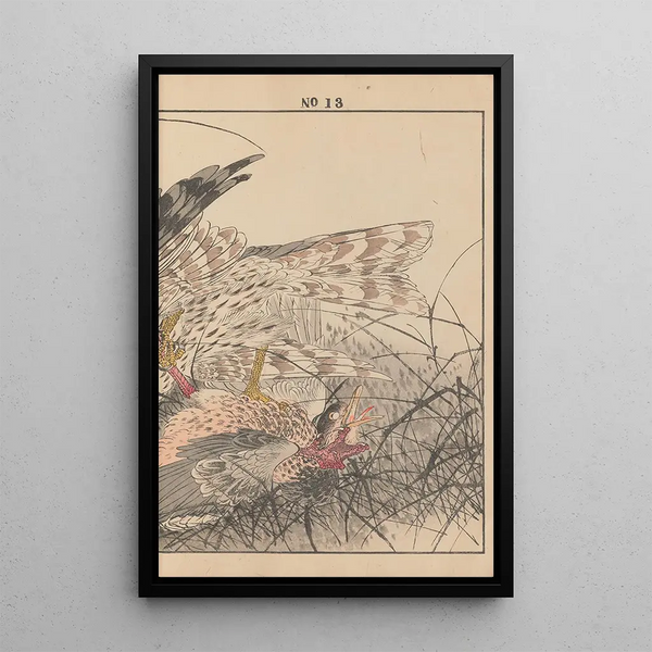 Keinen kach gafu Pl136 - Imao Keinen — framed artwork on a wall