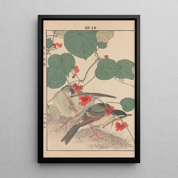 Keinen kach gafu Pl143 - Imao Keinen — framed artwork on a wall