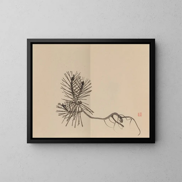 Keinen shugajō Pl07 - Imao Keinen — framed artwork on a wall