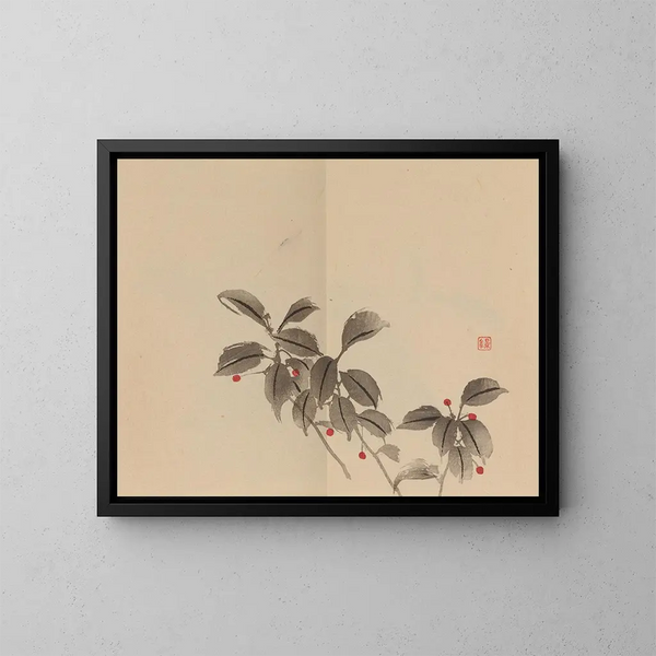 Keinen shugajō Pl10 - Imao Keinen — framed artwork on a wall