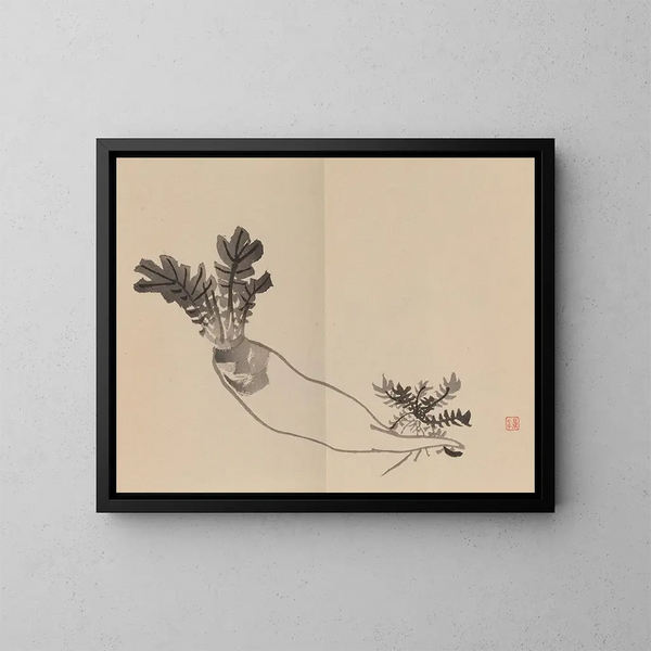 Keinen shugajō Pl11 - Imao Keinen — framed artwork on a wall