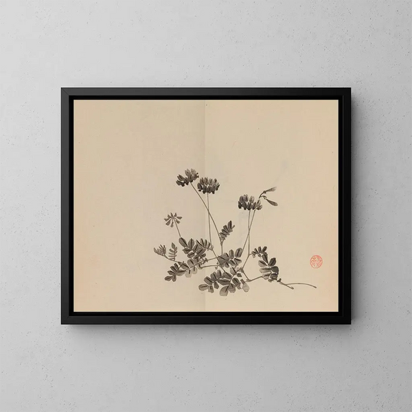Keinen shugajō Pl19 - Imao Keinen — framed artwork on a wall