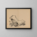 Keinen shugajō Pl35 - Imao Keinen — framed artwork on a wall
