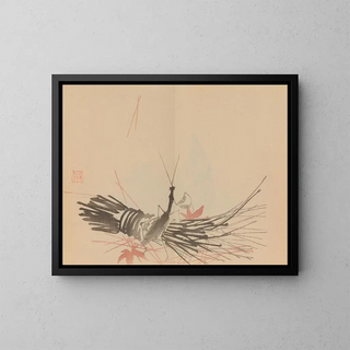 Keinen shugajō Pl38 - Imao Keinen — framed artwork on a wall