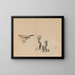 Keinen shugajō Pl46 - Imao Keinen — framed artwork on a wall