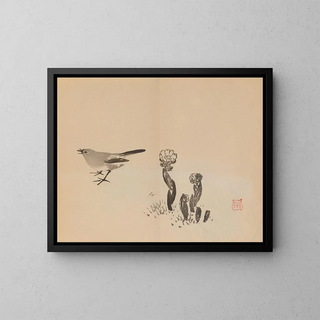 Keinen shugajō Pl46 - Imao Keinen — framed artwork on a wall