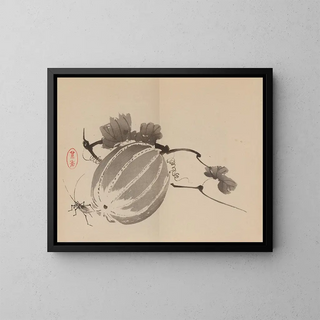 Keinen shugajō Pl54 - Imao Keinen — framed artwork on a wall