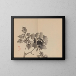 Keinen shugajō Pl57 - Imao Keinen — framed artwork on a wall