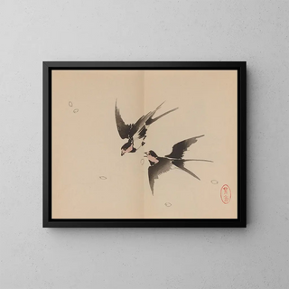 Keinen shugajō Pl58 - Imao Keinen — framed artwork on a wall