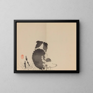 Keinen shugajō Pl. 61 - Imao Keinen — framed artwork on a wall