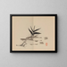 Keinen shugajō Pl. 63 - Imao Keinen — framed artwork on a wall