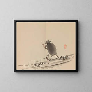 Keinen shugajō Pl69 - Imao Keinen — framed artwork on a wall