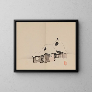 Keinen shugajō Pl72 - Imao Keinen — framed artwork on a wall