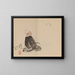 Aucune œuvre intitulée "Keinen shugajo Pl76" n'est reconnue dans l'histoire de l'art. - Imao Keinen — framed artwork on a wall