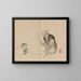Keinen shugajō Pl. 81 - Imao Keinen — framed artwork on a wall