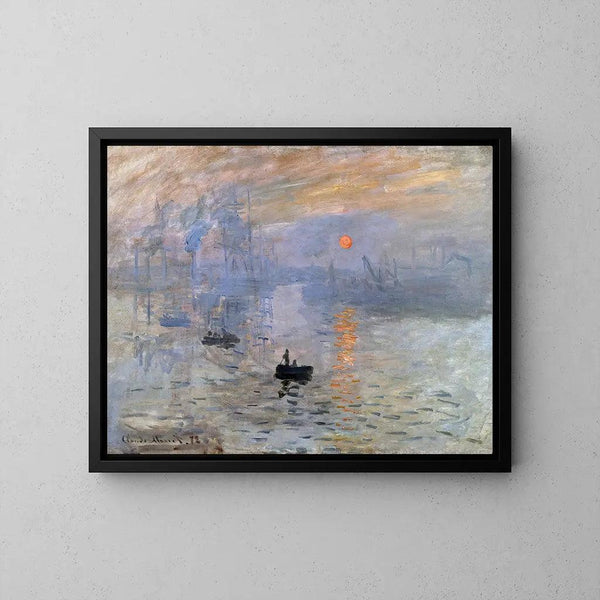 Reproduction of the painting Impression Sunrise - Claude Monet