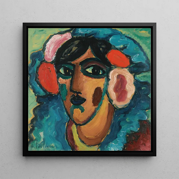 Infante espagnole - Alexej von Jawlensky — framed artwork on a wall