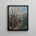 Cherry Blossom Painting - Ingeborg Eggertz — framed artwork on a wall