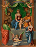 The Virgin and Child Enthroned with Saint Paul, Saint Francis of Assisi, Saint Joseph, and Mary Magdalene - Innocenzo da Imola — artwork view