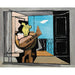 Reproduction of the painting Interior Balcony Painting by Louis Marcoussis
