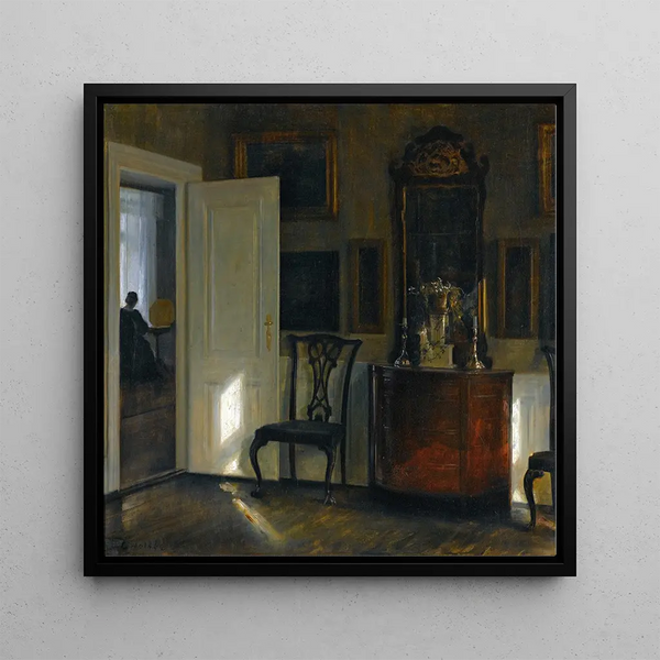 Interior Painting - Carl Holse — framed artwork on a wall