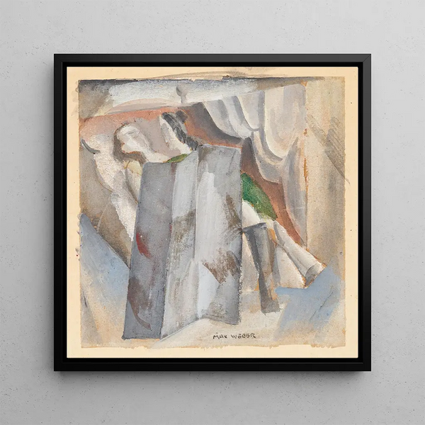 Interior Painting - Max Weber — framed artwork on a wall